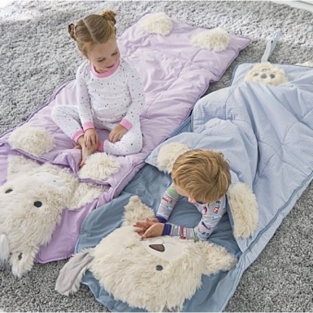 Shaggy Head Puppy Sleeping Bag potterybarn